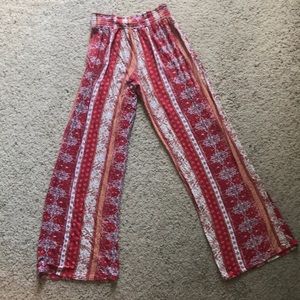 Stretchy Boho Bell Bottom Pants